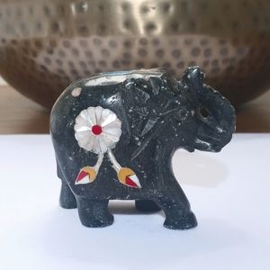 Beautiful Stone Elephant Figurine from India